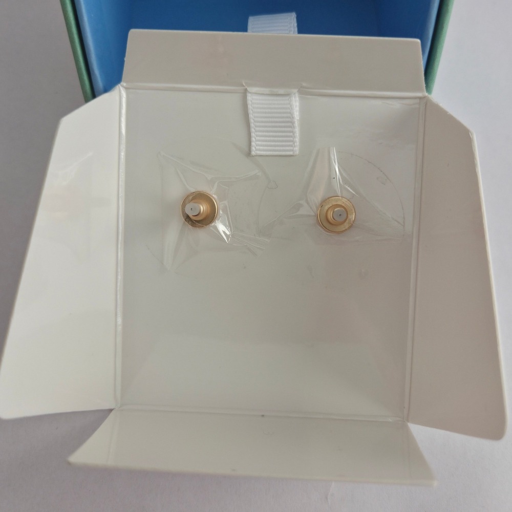 House of Harlow 1960 Earrings Womens OS Gold New Matte Love Knot Studs - Picture 3 of 5